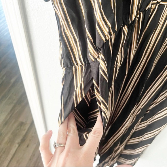 Uma & Leopold Dress Women's XL Anita Pinstripe Flowy Caftan NWT - Picture 7 of 14